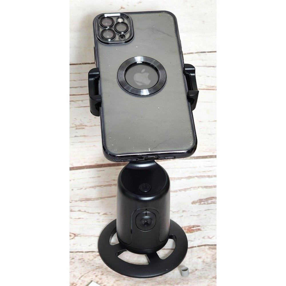 Universal Magic Snapshot: 360° Auto Face Tracking Selfie Tripod - ABS Black, No